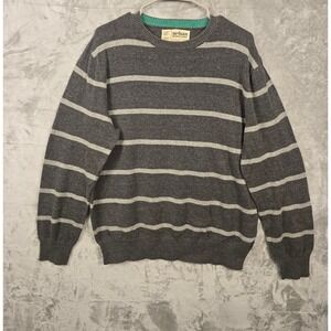 Urban Pipeline Mens Gray Striped Crew Neck Sweater XL